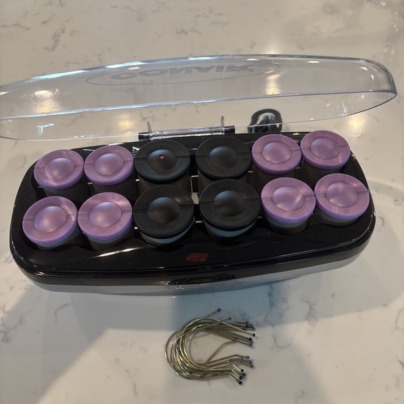 Conair CHV14JXR Extreme Heat Jumbo and Super Jumbo Rollers With 11 Clips Tested - Picture 1 of 10